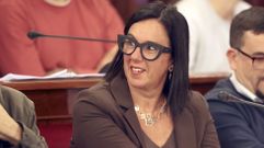 Eva Mart�nez Montero, concejala del PSOE, durante un pleno municipal, en foto de archivo.