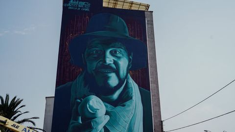 Fendetestas, el mural de Mon Devane en Cambre elegido como uno de los mejores del mundo por la plataforma Street Art Cities.