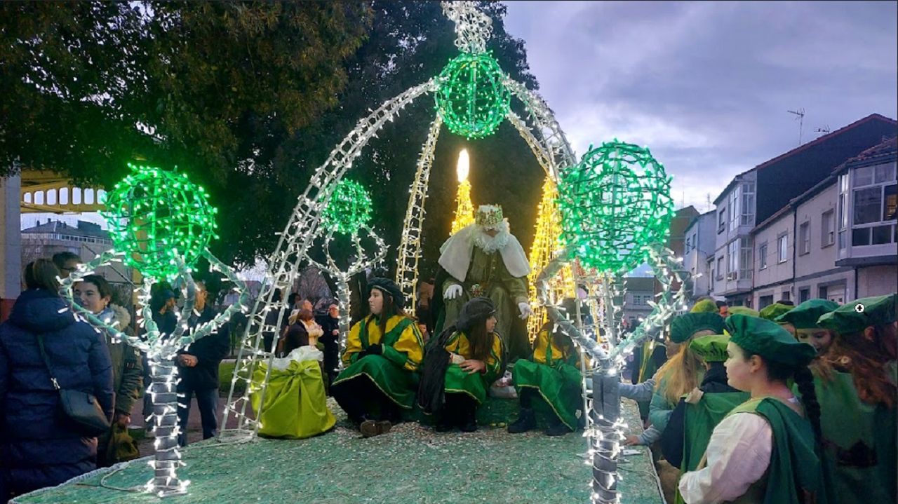 Una cabalgata de Reyes con un inicio diferente en Monforte
