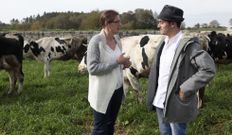 Ad�n y Lamazares defendieron precios dignos para la leche. 