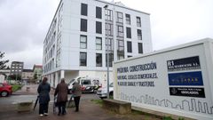 Unidad de actuaci�n de San L�zaro, en Noia, donde ya est� en marcha otra fase para aumentar las viviendas