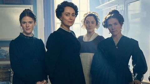 austen.Fotograma de la serie «Miss Austen», donde la protagonista es Cassandra, la hermana de Jane Austen a la que los admiradores no perdonan que hubiese quedamo gran parte de las cartas de la escritora