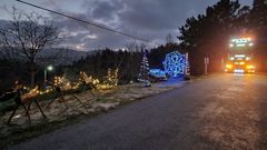 Iluminación navideña en As Negradas, O Vicedo