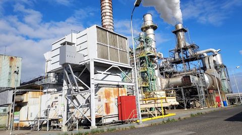 La planta de cogeneración de Bioetanol Galicia