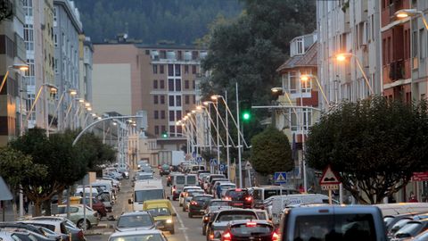 Foto de archivo de la Avenida de Cantarrana, en el municipio de Viveiro