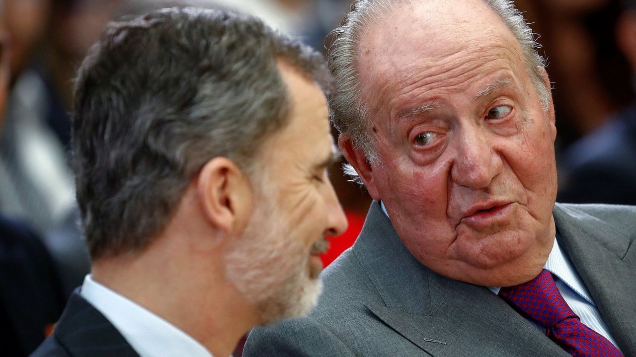 El rey y su padre coincidirán el martes en Galicia a 267 kilómetros de distancia