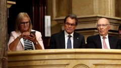 Artur Mas, hoy en el Parlament