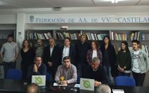 Representantes pol�ticos y de la sociedad civil presentaron la campa�a, as� como el logo de la misma. 