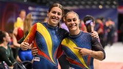 Marta L�pez y Melania Rodr�guez, en una convocatoria nacional anterior