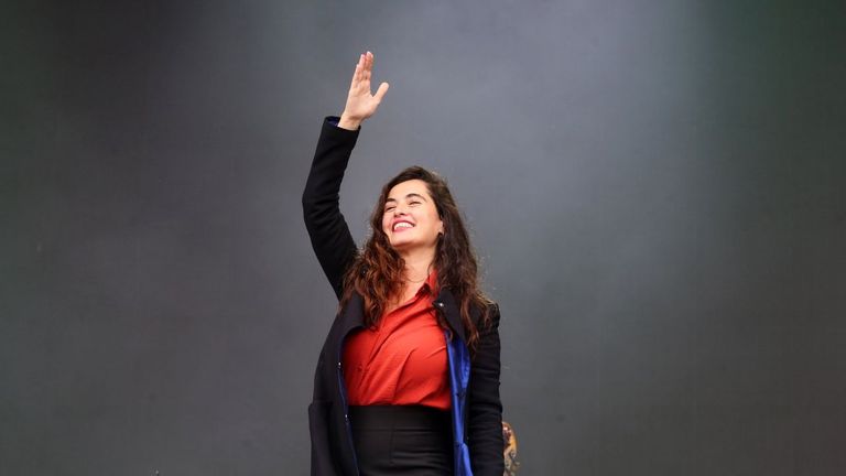 Silvia P�rez Cruz actuando en el Atlantic Fest del 2024.