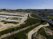 Vista del ofim�tico con las obras de urbanizaci�n ya avanzadas. 