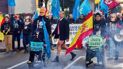 Manifestacin convocada por la asociacin Jusapol por la equiparacin salarial de los policas