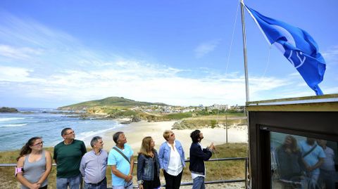 Playa de A Fragata, en Ferrol