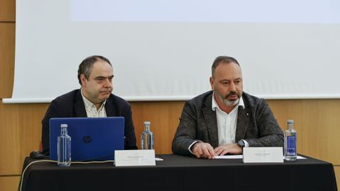 Daniel Hermosilla y Santiago Ferreiro, en la sede de ACO