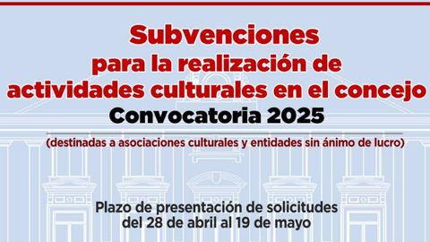 Subvenciones para la realización de actividades culturales en el concejo de Mieres