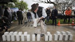 Homenaje en Ribadeo a las v�ctimas del franquismo, en 2022