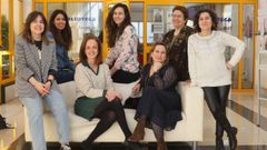 Las siete profesoras de la Escola Oficial de Idiomas (EOI) de Pontevedra que participan en el programa �Observa-acci�n�