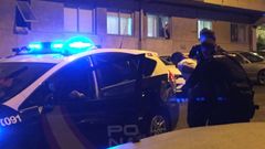 Momento de la detenci�n del delincuente