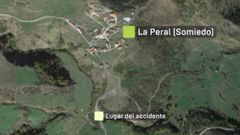 Lugar del accidente