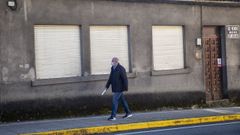 Manuel Maldonado se desplaz� esta semana a Boiro para ir a la casa de su madre