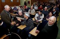 Entre el p�blico se encontraban numerosos integrantes de la asociaci�n de constructores.