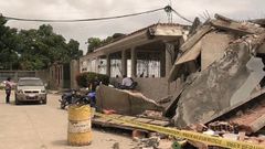 Edificio�de La Guaira donde fue rescatada una menor