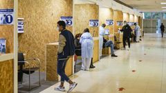 Cribado en las instalaciones de Expourense