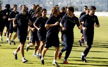 La plantilla granate debutar� hoy en liga ante su afici�n despu�s de iniciar el curso a domicilio.