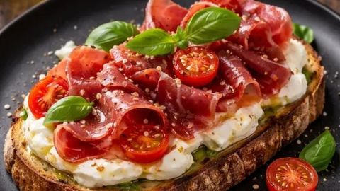 Tosta de burrata