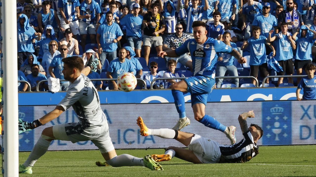 El Deportivo da un paso hacia el ascenso al superar al Castellón: 1-0