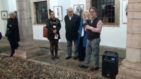 Inauguración de la exposición en Grado