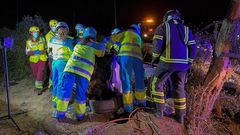 Se busca a las dos personas que huyeron a pie del accidente mortal