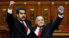 Nicol�s Maduro y Diosdado Cabello