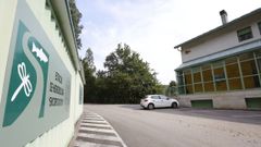 La estaci�n de hidrobiolog�a de la Universidade de Santiago, situada en el embalse del r�o de O Con, en Castroagud�n, Vilagarc�a de Arousa