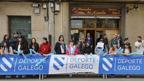 Gente de Xinzo, de la provincia de Ourense e incluso de otras zonas de Galicia y Portugal no se quisieron perder el evento deportivo