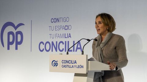 La secretaria general del PP, Cuca Gamarra, este viernes