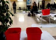 La humedad destroz� alguna habitaci�n del hospital.