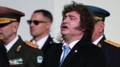 Milei en un acto el pasado d�a 25 