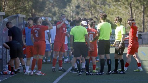 Semifinales de la fase de ascenso a Preferente. Partido entre el Uni�n y el C�rgomo Vilamart�n
