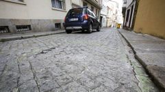 La calle Espartero, en Ferrol Vello, en foto de archivo