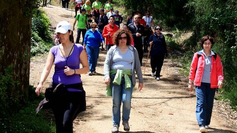 Andainas Co�ece a Costa da Morte. Ruta por Corcubi�n. Bajada desde O Vilar.