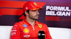 Carlos Sainz.Carlos Sainz en rueda de prensa