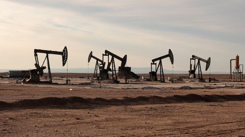 Pozo de petr�leo en Siria.