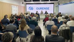 Reuni�n de la gestora del PP ourensano este lunes.