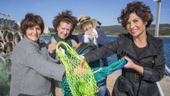 Las redeiras de Corme llevan a�os diversificando su actividad