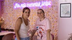 T�bata Maranillos (izquierda) y Ale�na Guerrero son socias del Caf� Rosas de la Gran V�a.