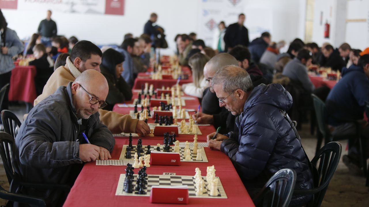 Campeonato provincial de ajedrez en Vilagarcía