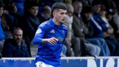 Adri Fern�ndez, en un partido con el Vetusta