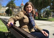 Rosa Zas, ayer en Ribadeo, donde dirigi� la primera sesi�n del grupo de apoyo a enfermos de c�ncer. 