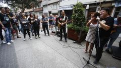 Homenaje reciente a Mang�i en el bar A Reserva de la calle Barcelona